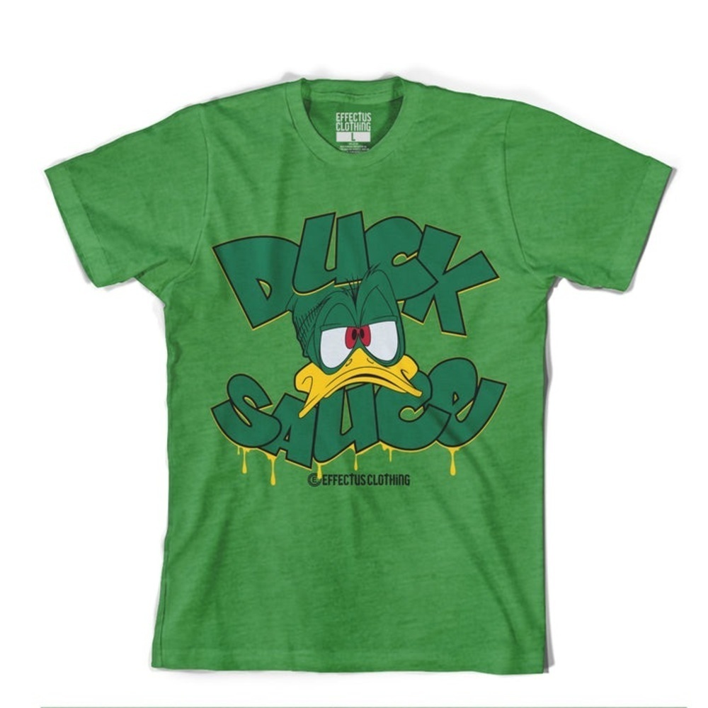 Green Duck Sauce Graphic T-Shirt Sz various